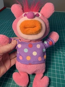 Sing a Ma Jig Plush Fisher Price Mattel Pink Purple Polka Dots 2010 WORKS! - Picture 1 of 14