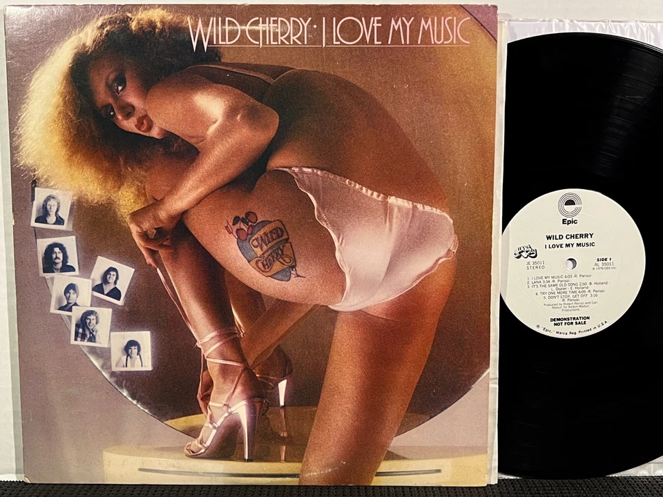WILD CHERRY I Love My Music LP EPIC 35011 STEREO DJ PROMO 1978 Soul Funk - Image 1 of 2