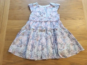 Next 2 Piece Floral Dress Baby Girl 12-18 Months - Picture 1 of 9