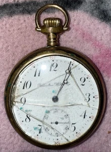 Hamilton Watch Co. Grade 974 17j 1907 Antik Gold Taschenuhr 20 Jahre läuft - Bild 1 von 5