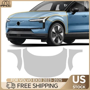 For Volvo EX30 2023-2025 Hood Fender PreCut Paint Protection Film Clear PPF TPU - Picture 1 of 20