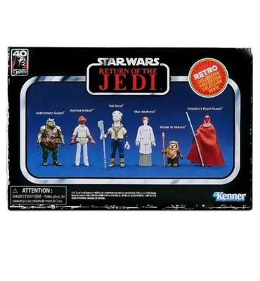 Star Wars Colección Retro El Retorno del Jedi Multipack 3.75" Set 6 Figuras Pack Foto 1 de 4