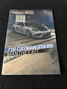 Porsche Manthey Racing 2024 2025 catálogo raro 718 Cayman GT4 RS folleto de ventas - Imagen 1 de 7