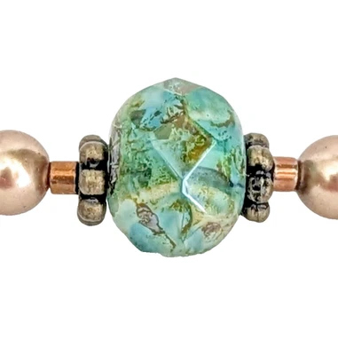 1/20 14K GF КОЛЬЕ ОЖЕРЕЛЬЕ С RAINBOW CAISILICA ДРАГОЦЕННЫХ КАМНЕЙ БИСЕР - Изображение 1 из 4