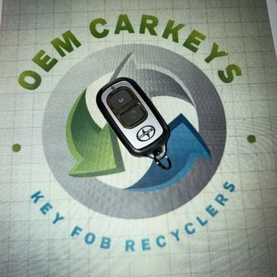 ORIGINAL SCION XB XA 04-06 CHAVE OEM MENOS ENTRADA CONTROLE REMOTO FOB ALARME DE 3 BOTÕES PRATA - Imagem 1 de 4