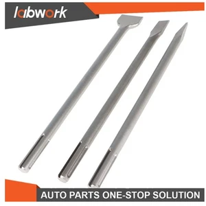 Labwork SDS Max Bits Set Long-Point Chisel, Scaling Chisel, Flat Chisel 3Pcs 16" - Picture 1 of 14