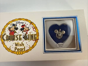 Vtg Disney Cruise Line Oyster Wish Pearl Sterling Silver Necklace Pendant - Picture 1 of 6