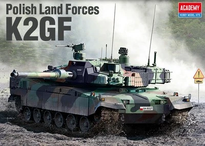 Polish Land Forces K2gf Tank 1:35 Plastic Model Kit ACADEMY - Immagine 1 di 4