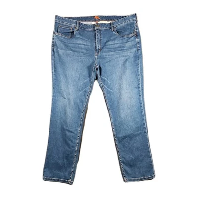 Jeans Tommy Bahama Hombre 44x32 Azul Índigo Palmeras Relajado Recto Denim Belice Foto 1 de 4