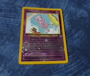 Pokemon Mew 1/18 Karte Southern Islands Reverse Holo Swirl - Bild 1 von 21