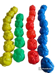 1984 Fisher Price 27 Snap Lock Animals Connectin Plastic Bird Bear Turtle Chick - Picture 1 of 7