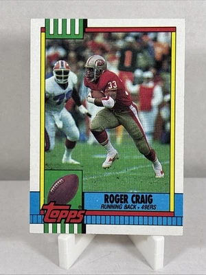 1990 Topps #12a Roger Craig San Francisco 49ers - Image 1 of 2