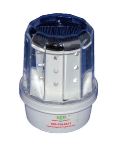S18LMF 1NM VERDE SOLAR LED BALIZA INTERMITENTE Muelle Marino Barcaza Torre Grúa Seguridad - Imagen 1 de 1