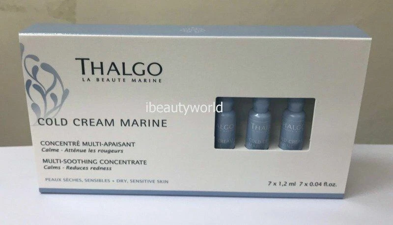 Thalgo Cold Marine Multi-Soothing Concentrate 7 x 1.2ml NIB #ibea - Image 1 of 1