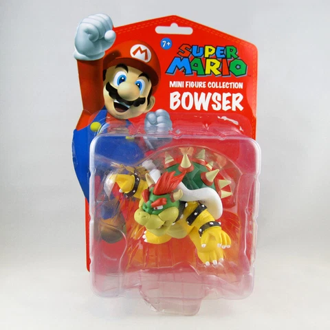 Hot 4" Super Mario Bowser Koopa Action Figure Anime Toy Doll Gift Collect Decor Cover