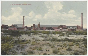 1909 Douglas, Arizona - Kupferbergbauhütte - Vintage Mine Postkarte - Bild 1 von 2