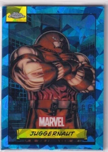 Topps Marvel Chrome 2024 Mappa No. 6 Juggernaut Sapphire Rifrattore - Picture 1 of 2