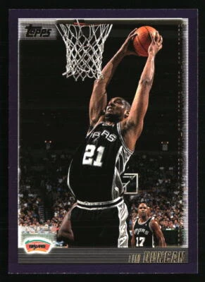 Tim Duncan 2000-01 Topps #60 BASKETBALL Card - Image 1 of 2