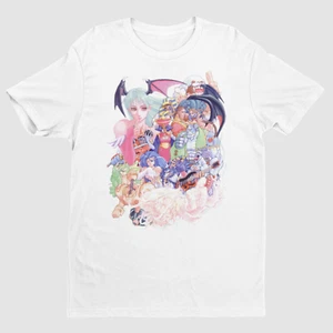 Camiseta Darkstalkers Juego Personajes Collage Arte Premium | Unisex - Imagen 1 de 7