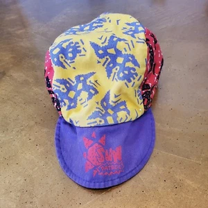 VTG 1994 Wendy's Kid's Meal Beach Hat Sun Patrol One Size Vibrant 90s Cycling - Picture 1 of 4
