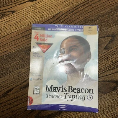 New SEALED Vintage Mavis Beacon Teaches Typing 5 PC CD-ROM - Image 1 of 2