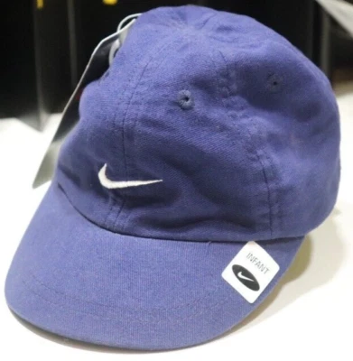 Gorra de béisbol Nike infantil azul marino cierre banda elástica talla 0 a 12 meses Foto 1 de 4