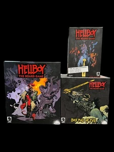 Hellboy: The Board Game Deluxe Kickstarter + 2 Expansion Sets - Box Full of Evil - Picture 1 of 9