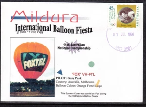 Australian Stamps.Alpha Cover.Mildura International Balloon Fiesta.1998 - Picture 1 of 1