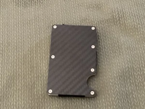 Cartera minimalista para hombre, billetera con clip para dinero de metal, bloqueo RFID de aluminio - Imagen 1 de 2