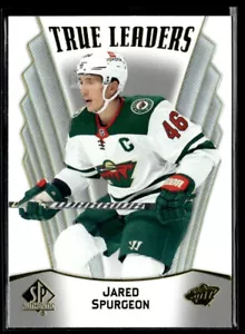 2021-22 Sp Authentic True leaders Jared Spurgeon #TL-8 H7R2H - Picture 1 of 2