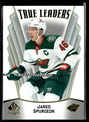 2021-22 Sp Authentic True leaders Jared Spurgeon #TL-8 H7R2H - Image 1 of 2