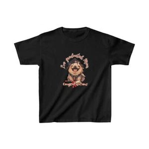 Congratulations, I've graduated, mom. Kids Heavy Cotton™ Tee - Picture 1 of 7