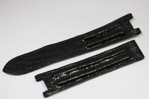 CARTIER Bracelet Pasha Crocodile Noir Vernis - Picture 1 of 2