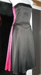 New w/Tags Black 3/4 Length Semi Formal Prom Gown Dress Sz Jr L MADE IN USA - Picture 1 of 12