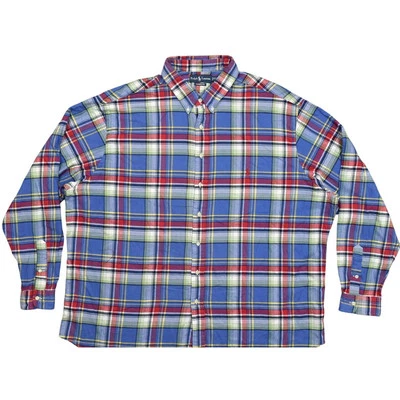 Ralph Lauren 4XLT TALL Men's Multi Cotton Shirt, Preowned Classic fit Premium - Image 1 of 4