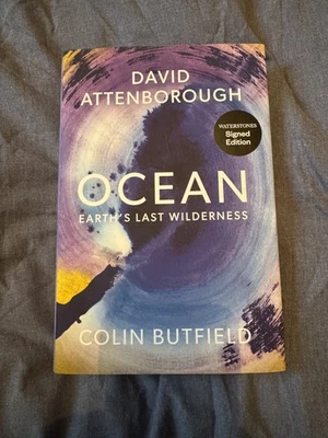 David Attenborough Signed 'Ocean, Earth's Last Wilderness 1st/1st New & Unread - Image 1 of 3