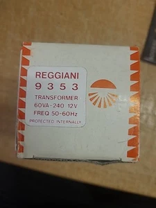 Reggiani 9353. Transformer. 240v To 12v New Old Stock Boxed. - Picture 1 of 11