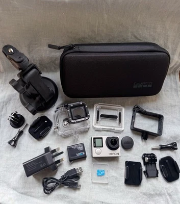 GoPro HERO4 Black 4K HD Action Camera 32GB Waterproof Bundle+ Suction Mount(OEM) - Image 1 of 4