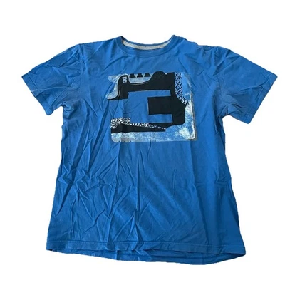 Camiseta Jordan AJ3 Pure Money Para Hombre Grande Azul Camiseta Gráfica Y2K Foto 1 de 4