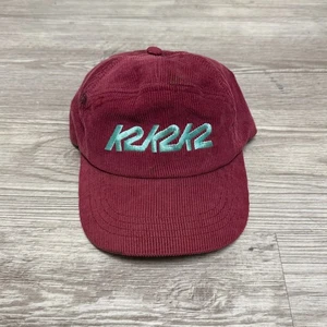 De colección 1980 K2 Script Snowboard Patín Pana Correa Trasera Sombrero Adulto Talla Única - Imagen 1 de 5