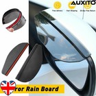 1 Pair Car Rear View Wing Mirror Black Sun Visor Shield Rain Board Eyebrow Guard