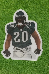 Collectible Football Retro #20 Safety Gridiron Fan Sports Green White Sticker- - Picture 1 of 1