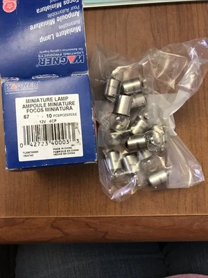 批量 12 件 车牌 灯泡-灯泡 Wagner 照明 67 — 第 1/4 张图片