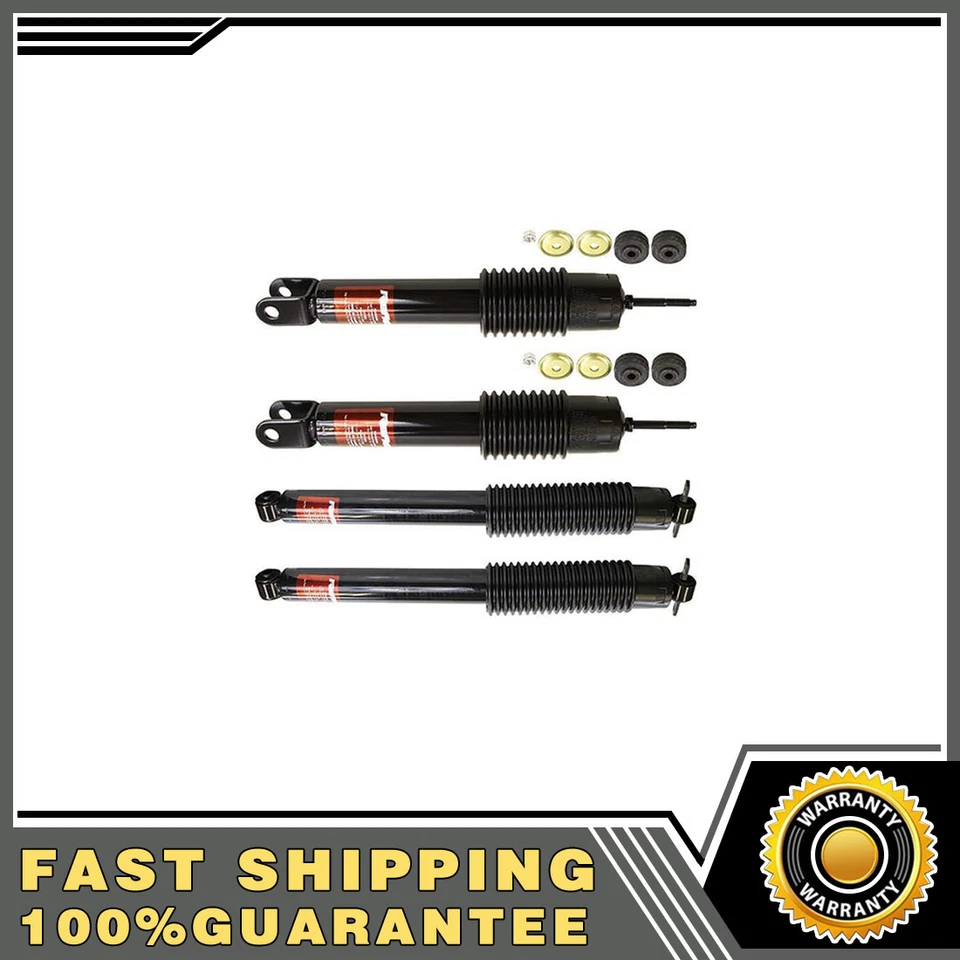 4 amortecedores e apoios de suspensão dianteiros traseiros Monroe para Hummer H3T 2010 2009 - Imagem 1 de 4