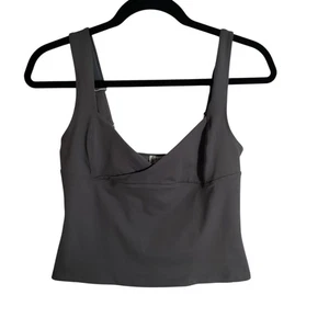 Intimately Free People Gray Cropped Tank - Picture 1 of 7