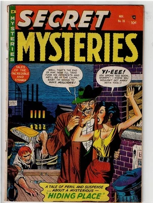 SECRET MYSTERIES #16 (1954) VG RARE 1ST ISSUE GGA GOLDEN AGE - Image 1 of 2