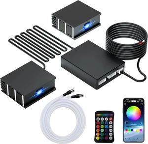 Split Starlight Headliner Kit - 600pcs 0.02in 4.9ft Fiber Optic RGBW Star Lights - Bild 1 von 4