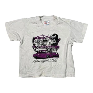 Vintage 90s Classic Car Show KKOA Graphic Tee T-Shirt FLAW White Toddler S Small - Picture 1 of 7