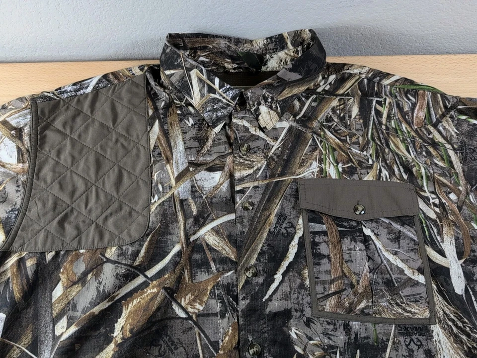 Camisa para hombre Drake Waterfowl SS ventilada camuflada talla 2XL árbol real camuflaje almohadilla de tiro  Foto 1 de 4