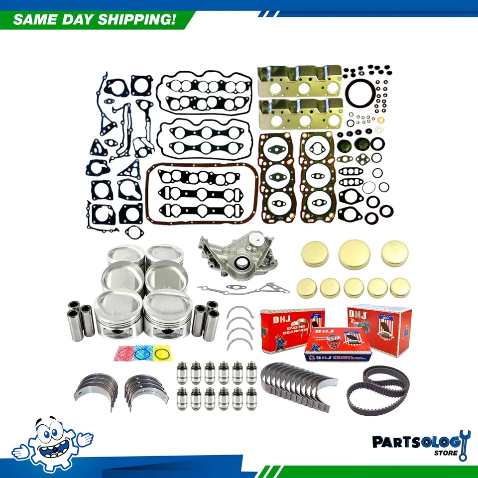 Kit de reconstrucción de motor maestro DNJ EK125M para 87-93 Plymouth Acclaim 3,0 L V6 SOHC 12v Foto 1 de 4